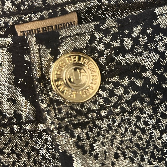 True Religion Halle Mid Rise Python Super Skinny stretchable Pants Women’s sz 28 - Picture 5 of 11